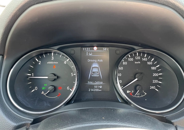 Nissan Qashqai cena 44900 przebieg: 214111, rok produkcji 2014 z Żmigród małe 529